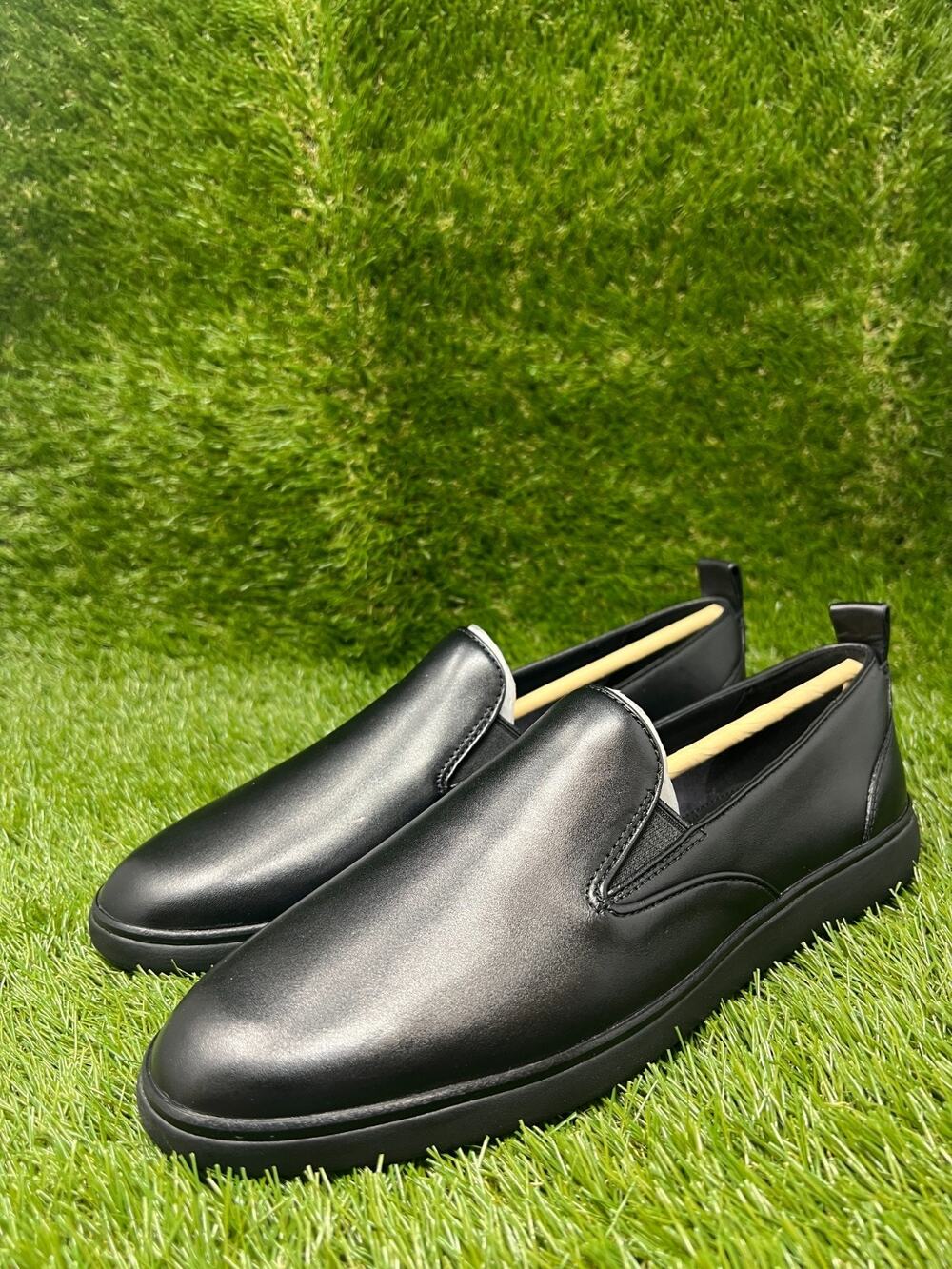 NWB Women's 9.5B Cole Haan Grand Ambition 2.0 Galena Black Leather Loafers
